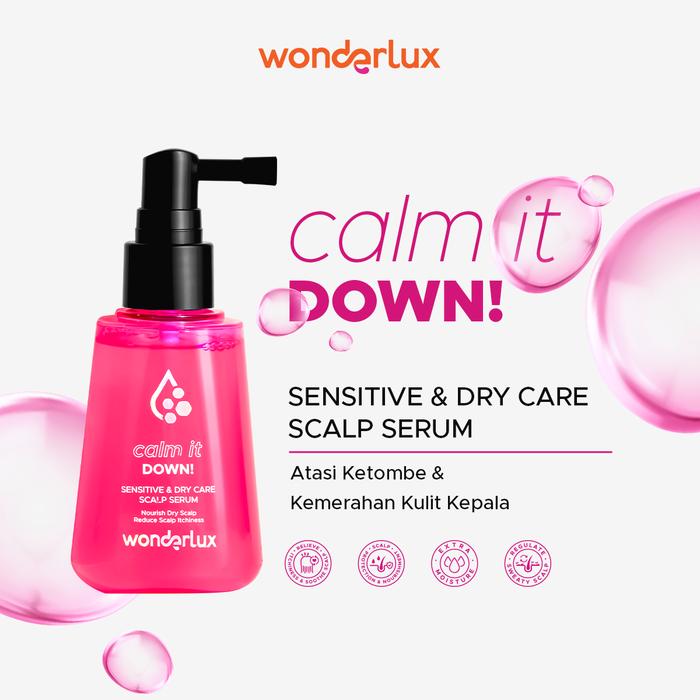 Gambar Wonderlux Calm It Down! Sensitive Scalp Care Serum Hair Serum dari Wonderlux ID Kab. Sidoarjo Tokopedia