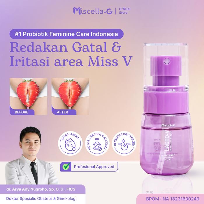 Gambar Lacto-V Spray - Probiotik Feminine Care dan Perlindungan pH Alami - Atasi Gatal & Iritasi - 30ml dari Miscella-G Kab. Banyuwangi Tokopedia