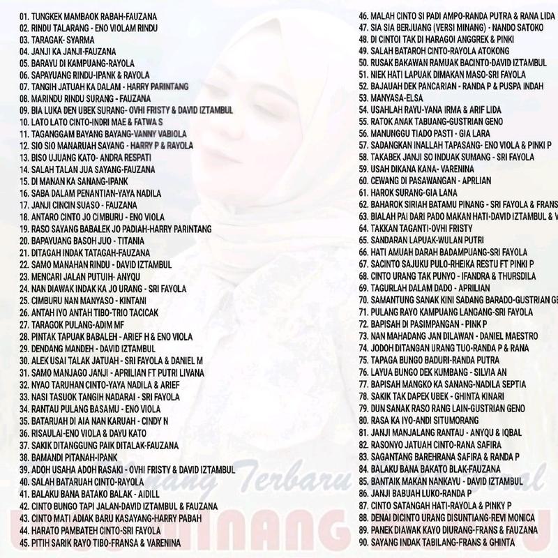 Kaset Cd Mp3 Audio Mobil Lagu Pop Minang Merdu Terbaru - Kaset Cd Mp3 Mobil Musik Pop Minang Terpopuler 1