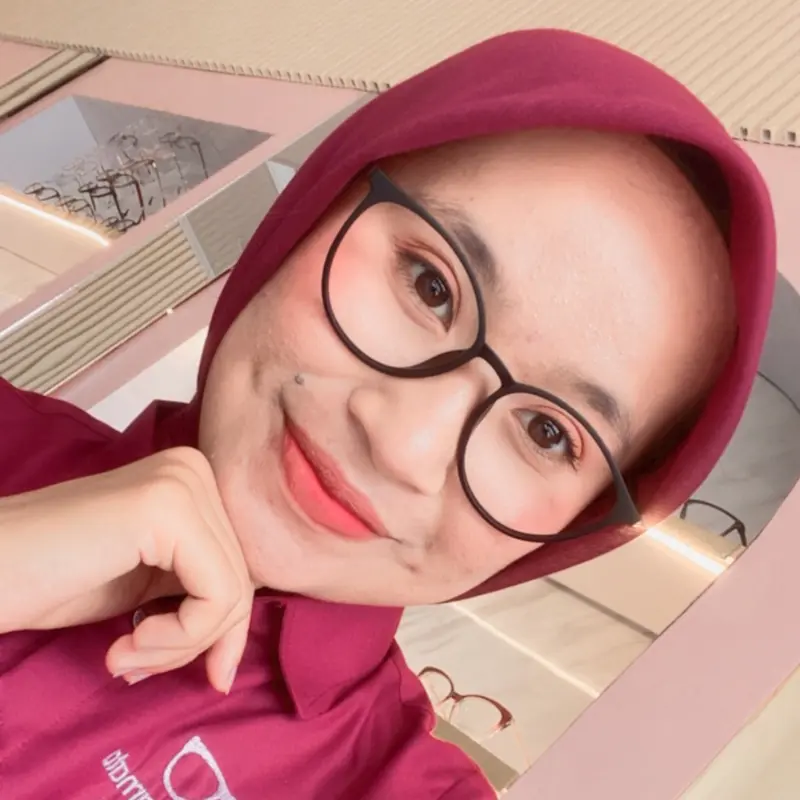 Frame semi cat eyes YA8184 Glasses 6