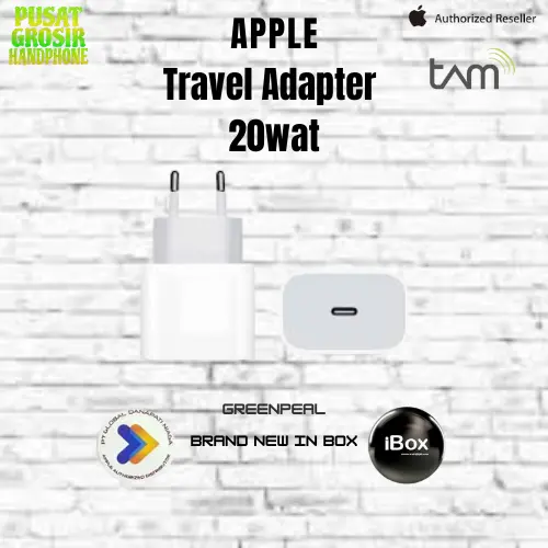 [ PGHP x Android Nyel ] Apple iphone Travel Adapter 20wat [IBOX,GDN]