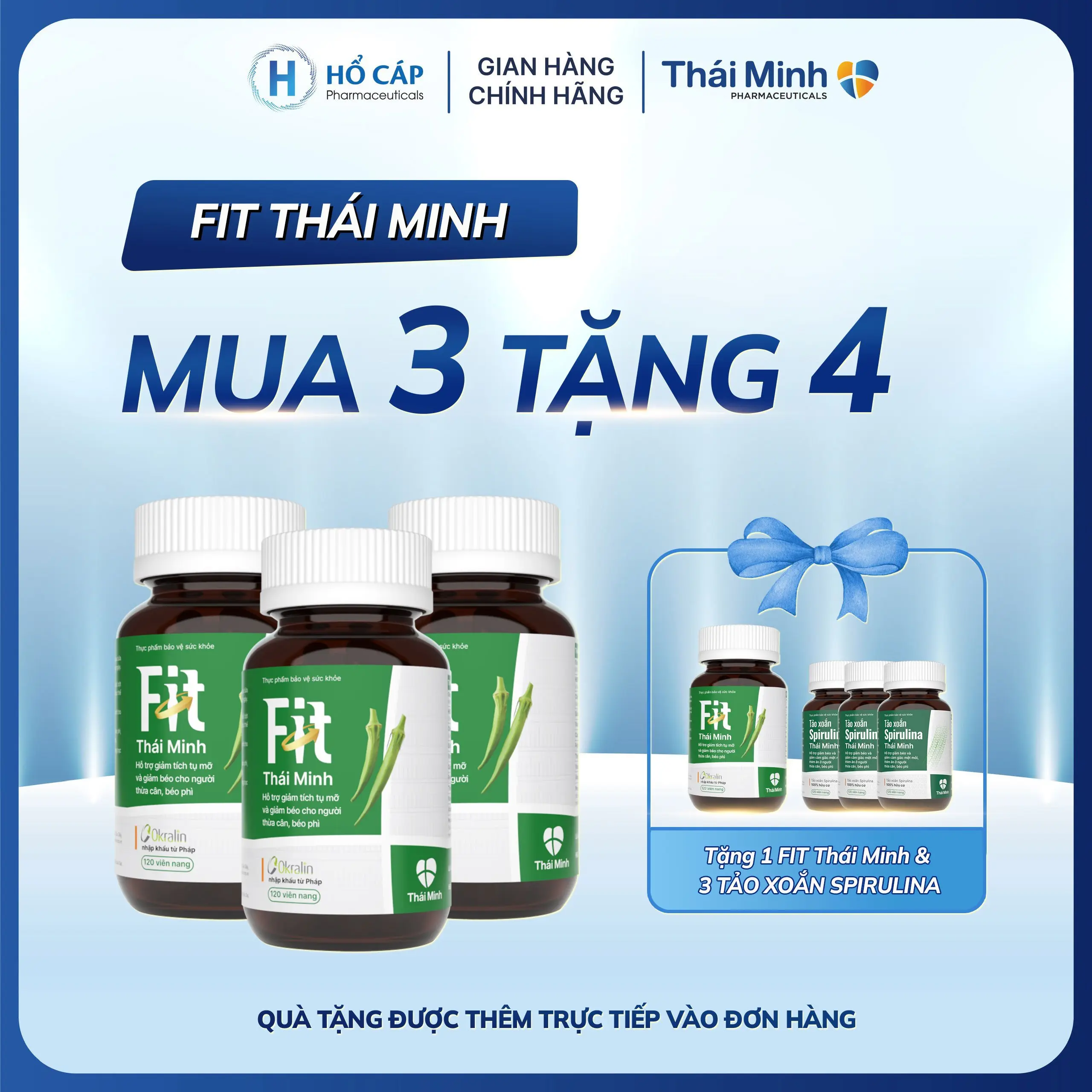 [MUA 3 TẶNG 1] Mua 3 lọ Viên uống F.I.T Thái Minh 120 viên tặng 1 lọ F.I.T Thái Minh 120 viên