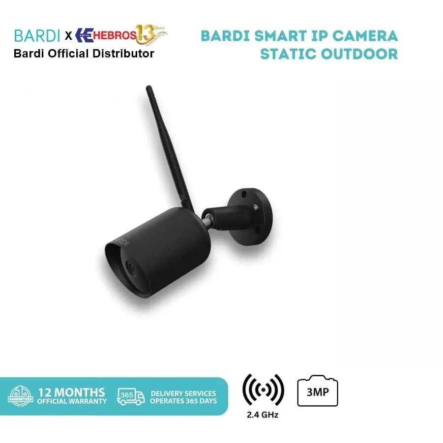 BARDI Smart IP Camera Static CCTV Outdoor STC IPCAM 1080p Wifi Home