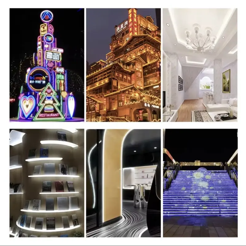 Paket Lampu LED Neon Flex 220V Lengkap Tinggal Colok 5M-15M 3
