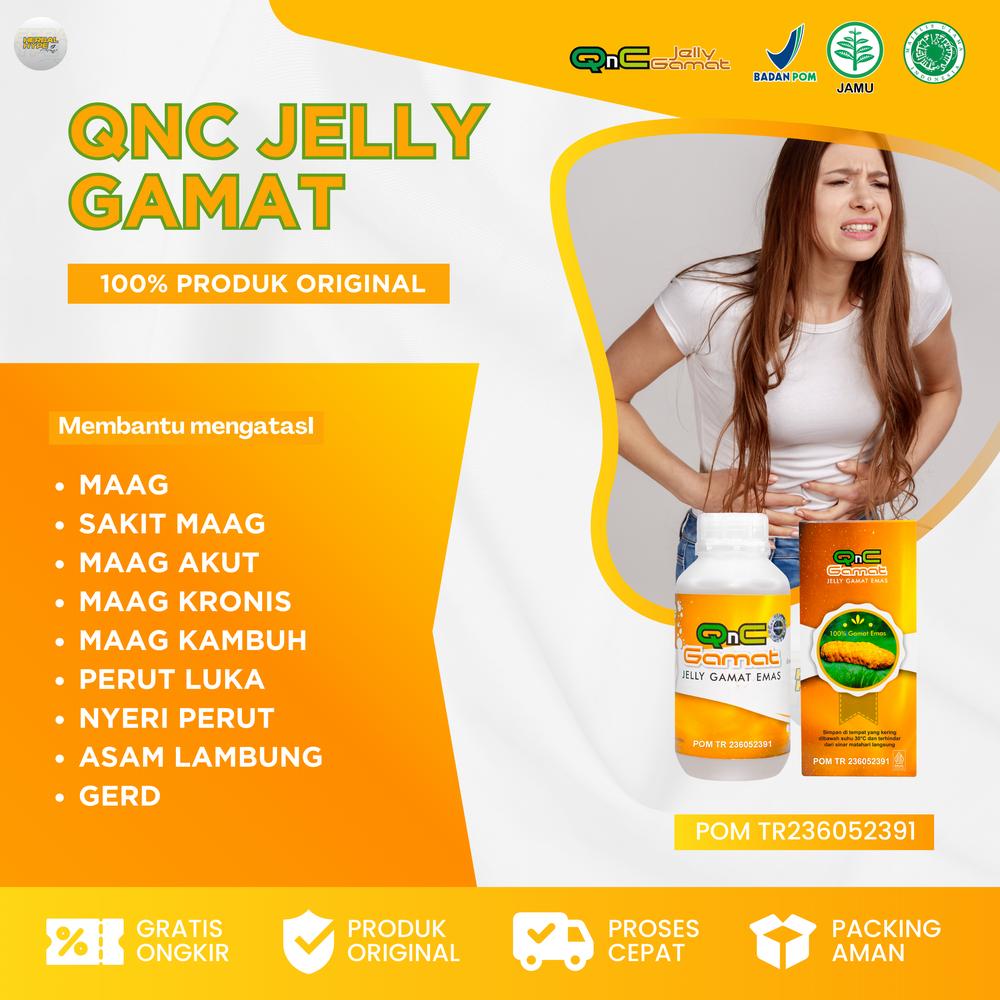 QnC Jelly Gamat Untuk Atasi Sakit Maag, Maag Kronis, Maag Kambuh, Asam Lambung, Gerd, Maagcare Asli 100% Original Berlegalitas BPOM Resmi