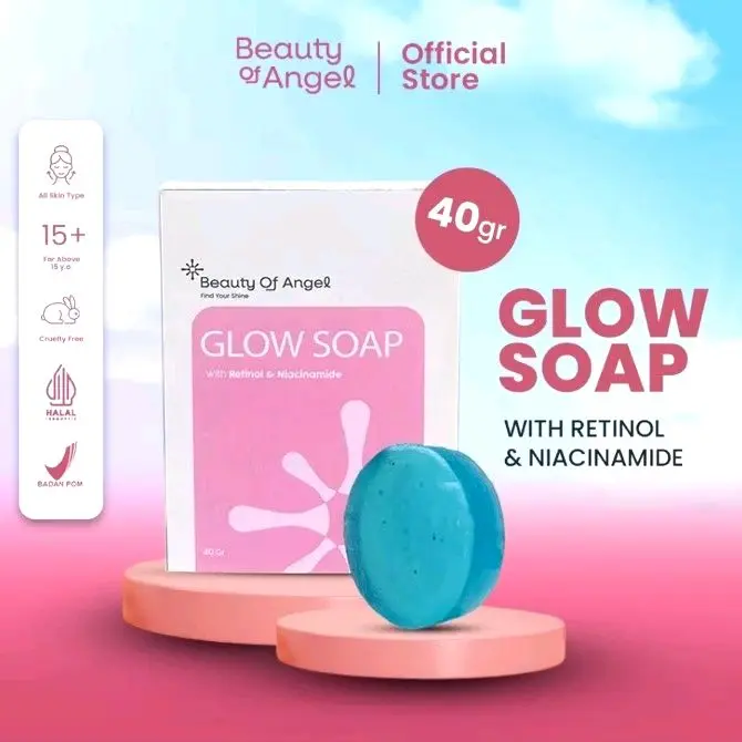 Sabun bodycare glow soap Mencerahkan Badan dengan Kandungan DNA Salmon dan Collagen - Box