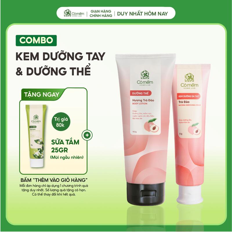 Combo Sữa Dưỡng Thể Và Kem Dưỡng Da Tay Cỏ Mềm