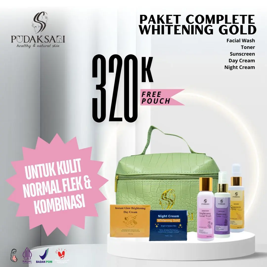 Paket Komplit & Basic Pudaksari Healthy & Natural Skin buat kulitmu bersih beb