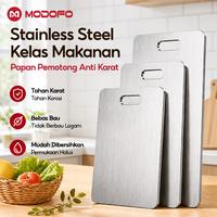 Gambar 【Fenihome】MODOFO Talenan Stainless 15/20/23/28/30cm Talenan Stainless Food Grade Talenan Lucu Talenan Anti Jamur Cutting Board - Talenan SS 15×24cm dari MODOFO Kitchen Official Store Kab. Tangerang 1 Tokopedia