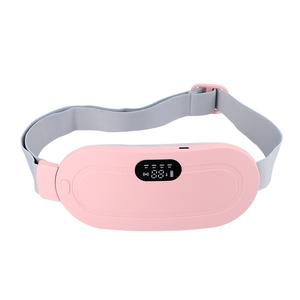 生理痛の軽減用 男性用腰ベルト型ヒーティングパッド、ポータブル充電式 腹部用ヒーティングパッド、3段階温度調節と4段階マッサージモード、女性用背中とお腹用ヒーティングパッド