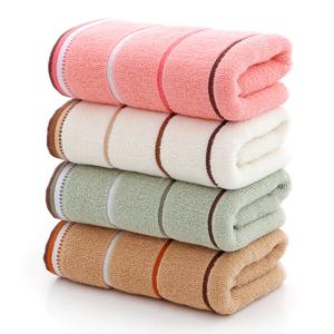 ผ้าขนหนู MJM-04 ขนาด 35x75 ซม. เหมาะสำหรับเช็ดผม ทำจากผ้าฝ้าย 100% ผ้าไม่ใหญ่