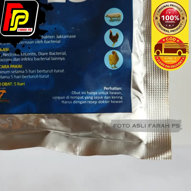 Amoxyplus 100 gram Antibiotik untuk saluran pencernaan pada hewan 2