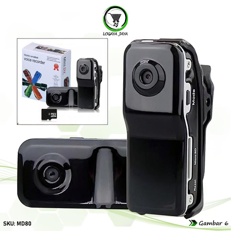 Kamera Md80 Mini DV DVR Portable Non WiFi Camcorder Perekam Vidio Audio Poto Kamera Outdoor Mini Resolusi HD 5