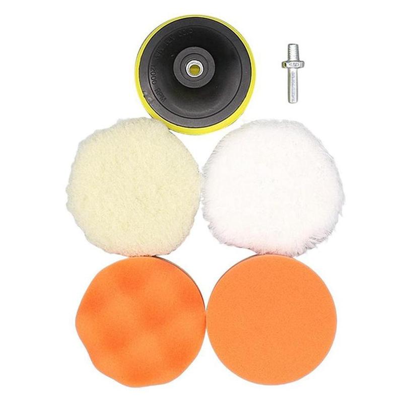 Product Introduction of Bộ Dụng Cụ Đánh Bóng Xe Hơi Chuyên Nghiệp, 6 Cái, Miếng Đánh Bóng, Miếng Bọt Biển Xe Hơi, Đệm Len Bánh Xe Ô Tô, đồ dùng Chăm Sóc, O6P6 41