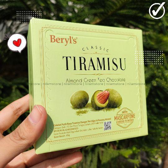 Beryl's Beryls Classic Tiramisu Almond Coklat White Green Tea 65g Camilan Manis Snack Cokelat Berkualitas BPOM RI Chocolate Food Cemilan Susu Brown Beryl's Beryls Classic Tiramisu Almond Coklat White Green Tea 65g Camilan Manis Snack Cokelat Berkualitas BPOM RI Chocolate Food Cemilan Susu Brown