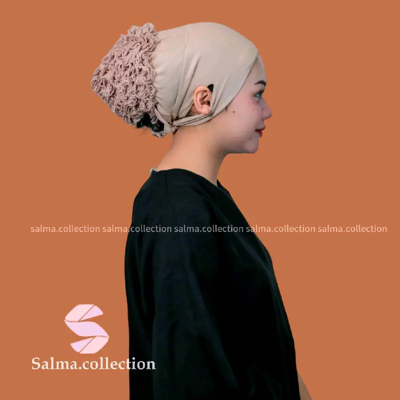 Paket hemat 2pcs Ciput turki anti slip dalaman kerudung wanita 4