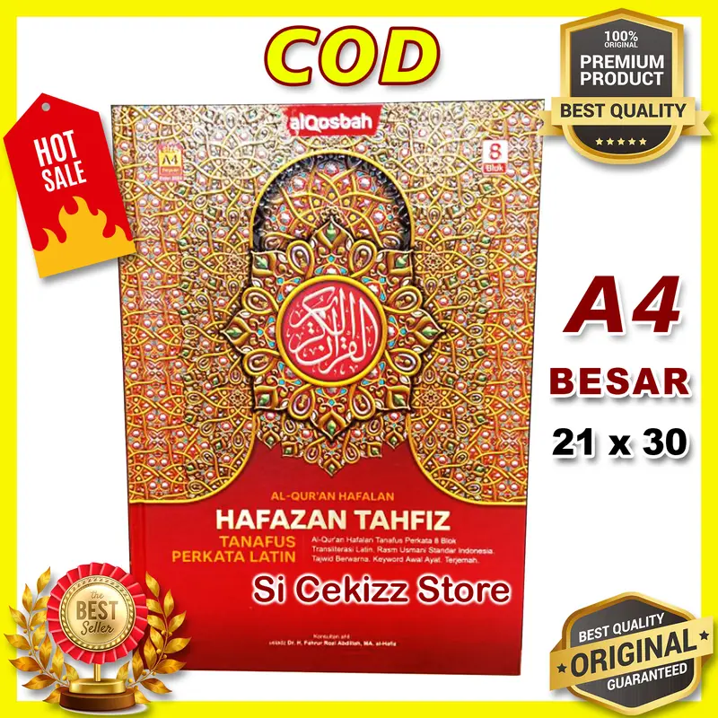 Al Quran - Hafazan Tahfiz Tanafus Latin Perkata – A5 Sedang - ORIGINAL alQosbah 6