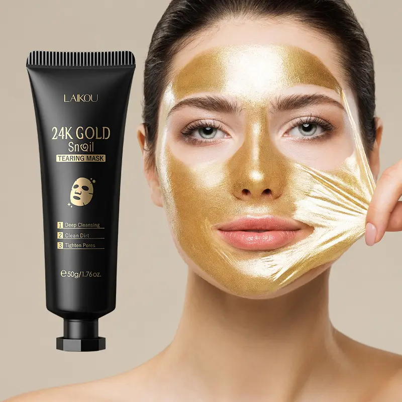 24K Gold Sakura Peeling Face Mask Anti Wrinkle Whitening Blackhead Removal Facial Tear Off Mask Skin Care Products Tighten Pores Deep Clean Clean Dirt Face Care Skin Care For Women Female