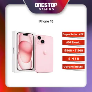 KHUSUS PICKUP / KURIR TOKO Apple iPhone 15 128GB 256GB 512GB Pink Black Blue Green Yellow Garansi Resmi