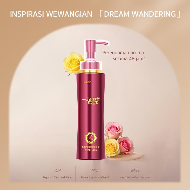 [Exclusive Deal] Let's Smile Aroma Hydrate Body Wash 500ml*2 Mencerahkan & Hydrating Berisi Hyaluronic Acid Untuk kulit Cantik dan Sehat Morbertpacking Kosmetik