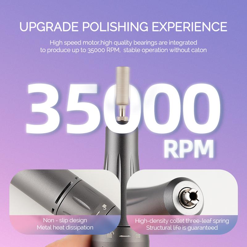 Product Introduction of Nail Grinder Nail Drill Machine Nail Polisher 0~35000rpm 30W Portable High-grade Nail Design Device Nail Care Manicure 22