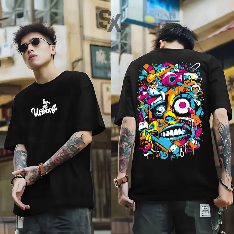 Baju Kaos Tulisan Distro Lengan Pendek Motif Bergambar Art Kaos Pria Dan Wanita Tulisan Belakang Trendy Kaos Keren Kekinian Bergambar Combed Nyaman Sablon 0