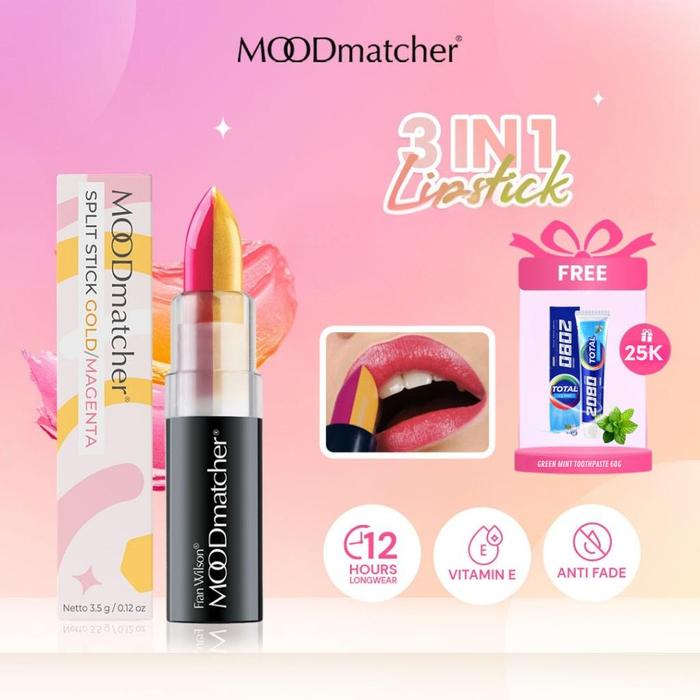 Gambar MOODmatcher Lipstik Split Sticks Gold/Magenta - gold/magenta dari moodmatcher indonesia_NEW Kota Administrasi Jakarta Barat Tokopedia