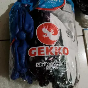 12,6,3, pasang sarung tangan gekko telapak anti sajam, sarung tangan kerja, lateks anti duri