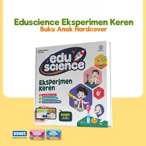 Ziyadbooks - Buku Anak - Eduscience Eksperimen Keren Hardcover (Bonus Doa Muslim Junior)