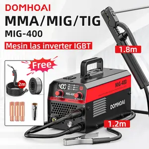 DOMHOAI 3IN1 Mesin Las MIG-250 Las Listrik Profesional Inverter Mesin Las Tampilan Digital Definisi Tinggi Portabel Mesin trafo las