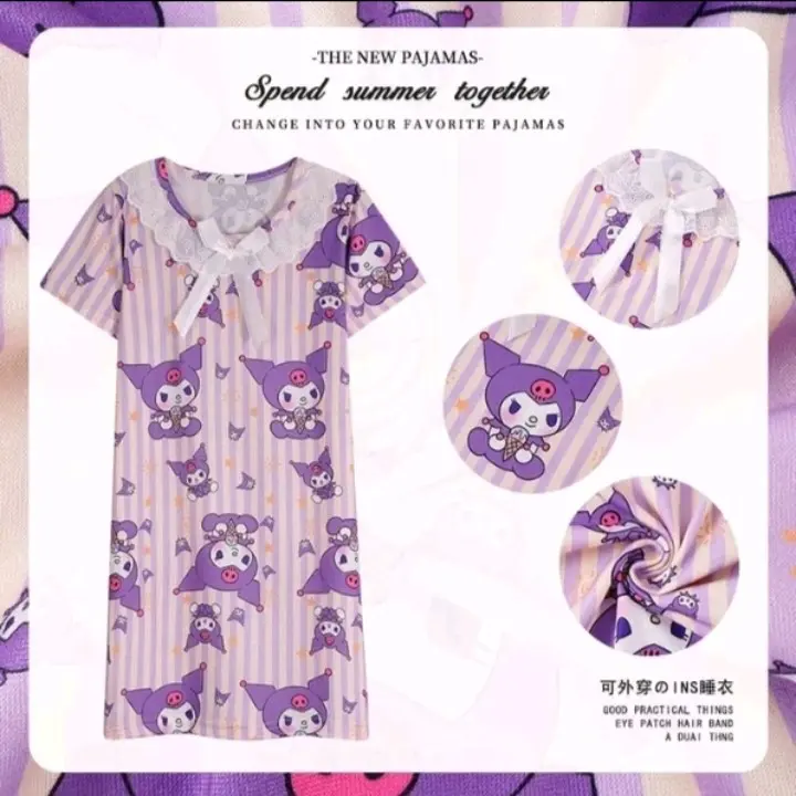 dress harian kuromi ,untuk usia 5-10 tahun 0