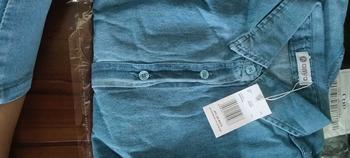 Product Review of Anyostore AT77 Atasan Kemeja Jeans Oversize Wanita Jumbo Bahan Denim from C**👑 0