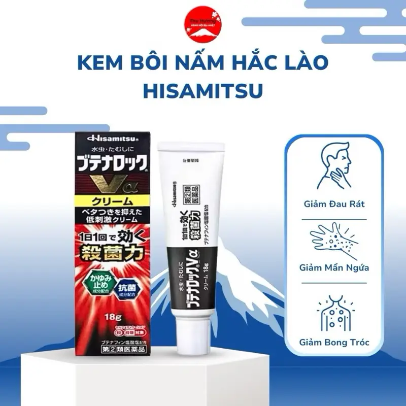 Kem bôi trị nấm chân tay Hắc Lào Hisamitsu Nhật Bản - Handmade