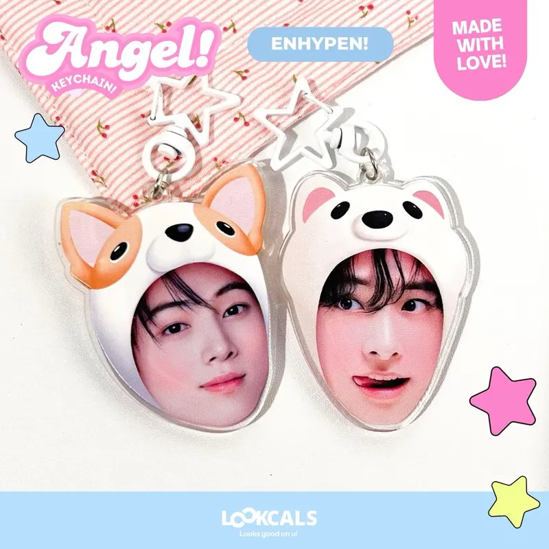 KEYCHAIN Angl Version ENHYPEN – Gantungan Kunci Eksklusif untuk ENGENE | Aesthetic & Limited Edition 1
