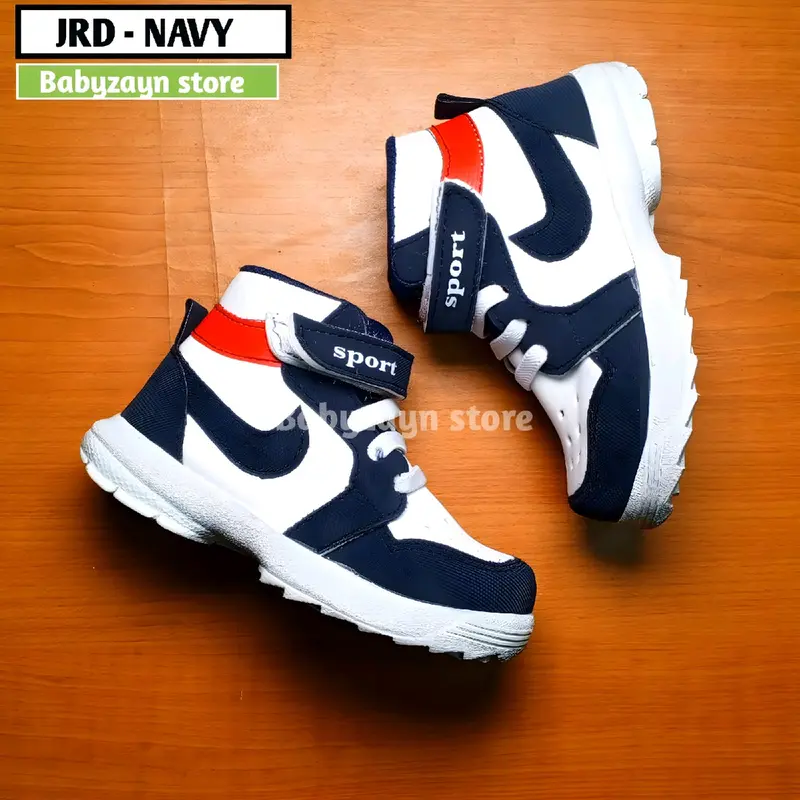 Sepatu boots anak laki laki usia 1 2 3 4 5 tahun JRD-NAVY 0