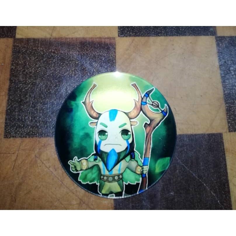 [Xsaye] Natures Prophet Fan Art Acrylic Badge *Dota 2*