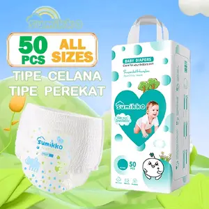 SUMIKKO POPOK CELANA ISI 50 PCS ALL SIZE M-3XL Hijau, Lembut, tipis dan anti bocor