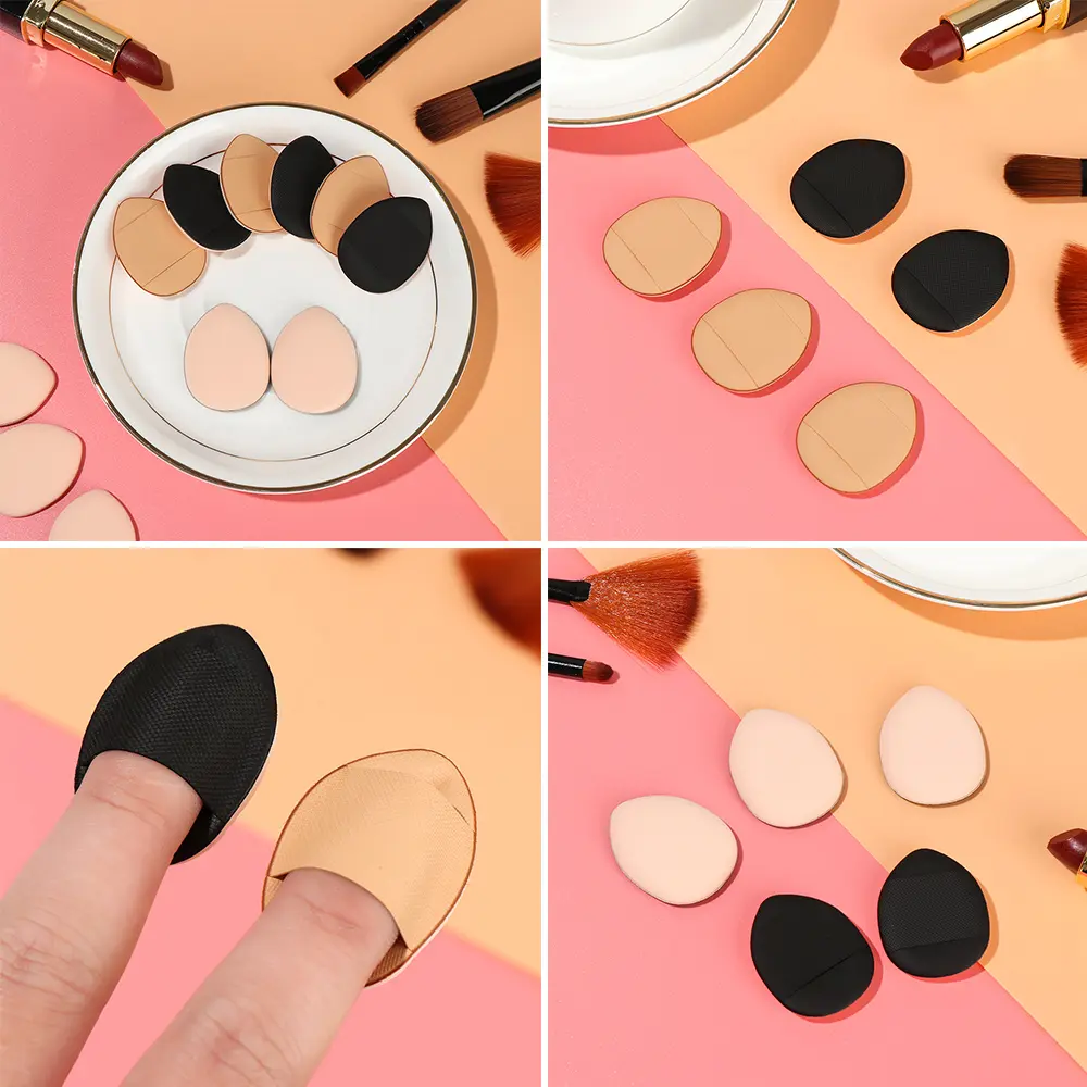 Hot Soft Corner Powder Puff Round Mini Makeup Sponge Makeup Tool