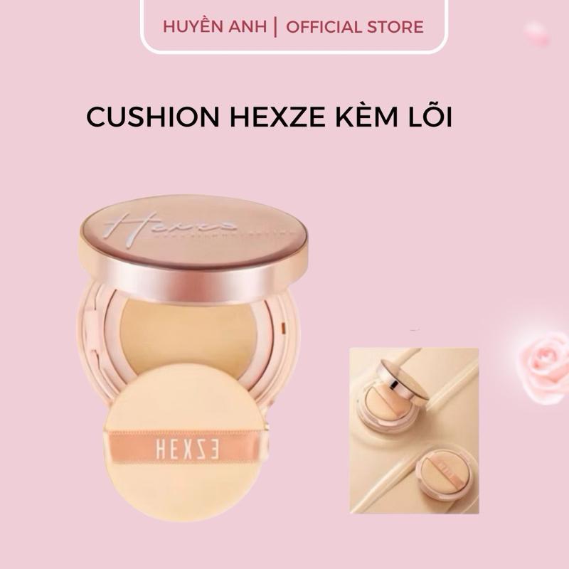 Hexze Phấn Nước Kiềm Dầu Mỏng Nhẹ 15g Cushion Chống Thấm Nước Lâu Nâng Tone Tự…