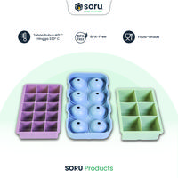 Gambar SORU – Cetakan Es Batu Silikon BPA Free Anti Pecah Kotak & Bulat 6/8/15 Lubang – Ice Cube Tray - Bulat 8 Lubang, Biru dari Soru Indonesia Kota Bandung 1 Tokopedia