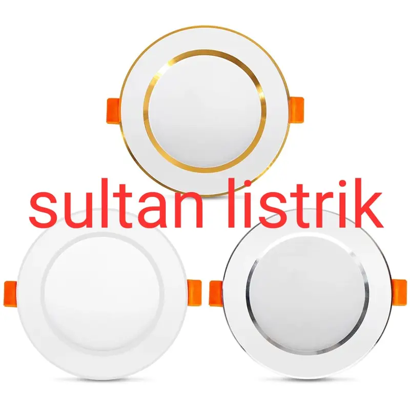 LAMPU DOWNLIGHT 3 WARNA 5 WATT AC 220 VOLT / LAMPU PLAFON 3 WARNA PUTIH, KUNING, WARM WHITE AC 220 VOLT 3