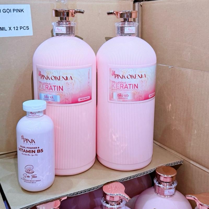 Gội Xả Pink 4000ml Kèm Quà Tặng 20/10 Sữa Tắm pink 300ml