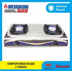 kompor gas rinnai stainles ri 522E