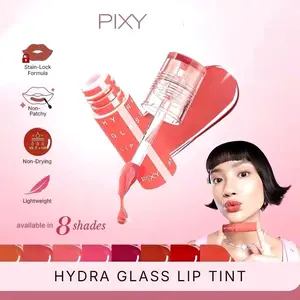 PIXY Hydra Glass Lip Tint - Juicy dan Plumpy Bibir - Lipstick, Liptint, Glaze, Gloss