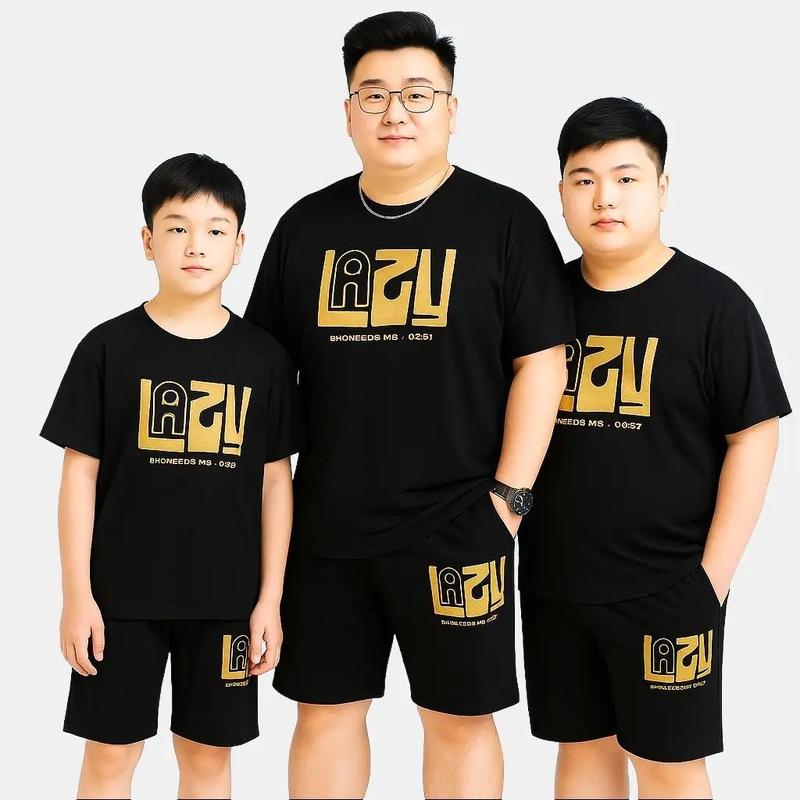 Bộ Quần Áo Nam Bigsize Tay Ngắn 33KG đến 125KG Kiểu Hàn Quốc Thun Lạnh Mát Không Bai Dão Sport Chạy Bộ Thể Dục Tập Thể Dục Tập Gym Top Unisex Dễ Mặc