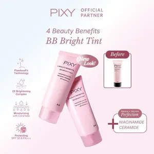 PIXY UV Whitening BB Cream SPF 30 PA+++ 30 ML Krim Wajah Pencerah dengan Perlindungan UV untuk Kulit Lebih Cerah dan Sehat