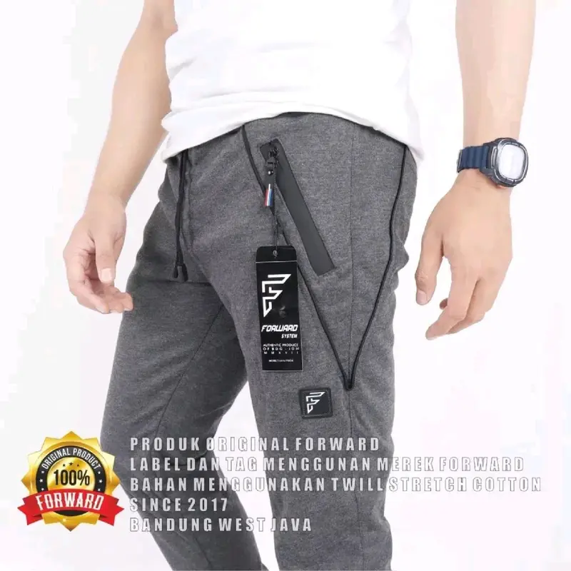 Celana Jogger Pria Wanita Babyterry Panjang Celana Joger Training Forward System 2