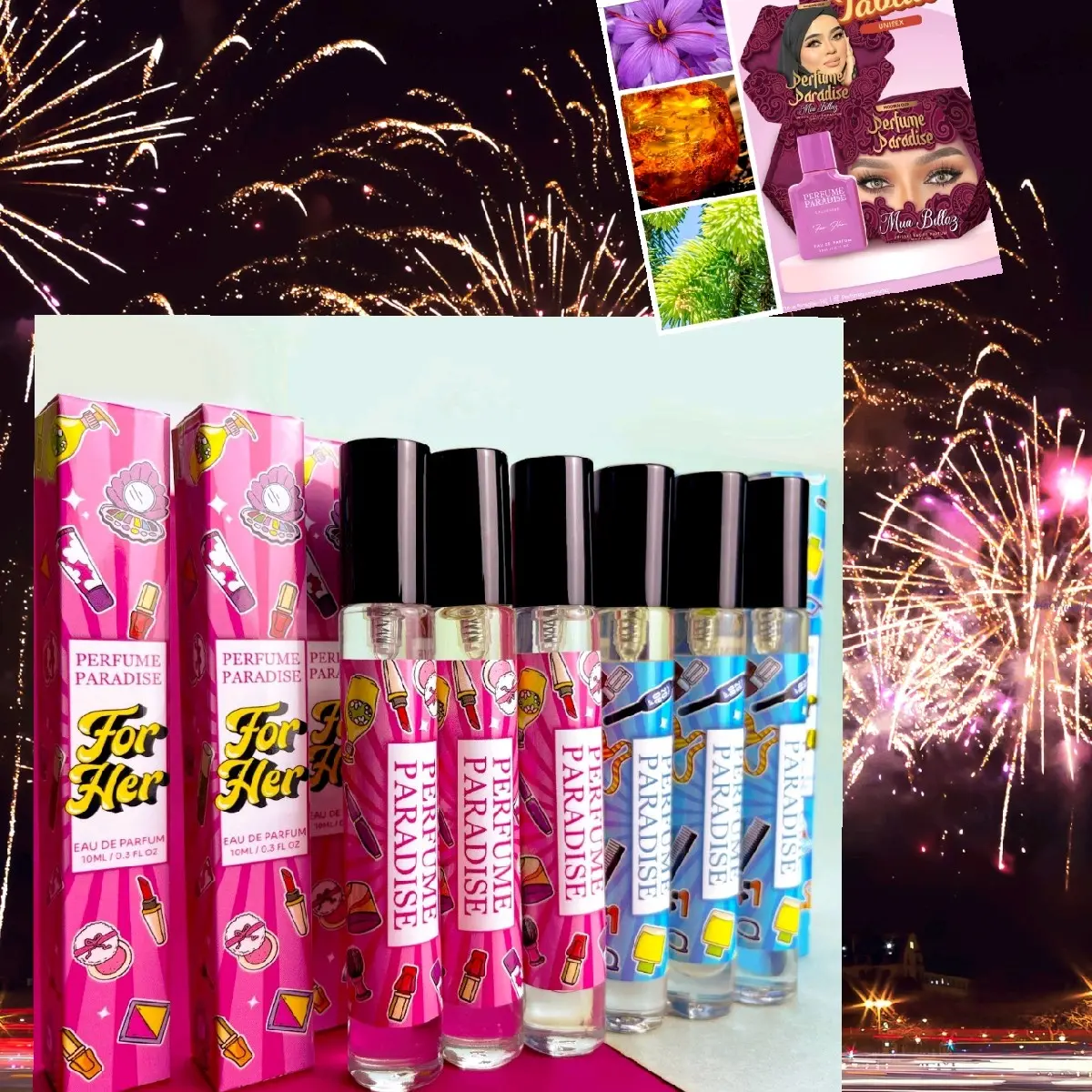 [Cod] Ori 9ml Pen Perfume Paradise Primadona mua  bella mesra solat wangian tahan lama.