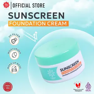 Viva Sunscreen Foundation - Alas Bedak Pelindung Matahari & Pelembab Wajah Original 22g