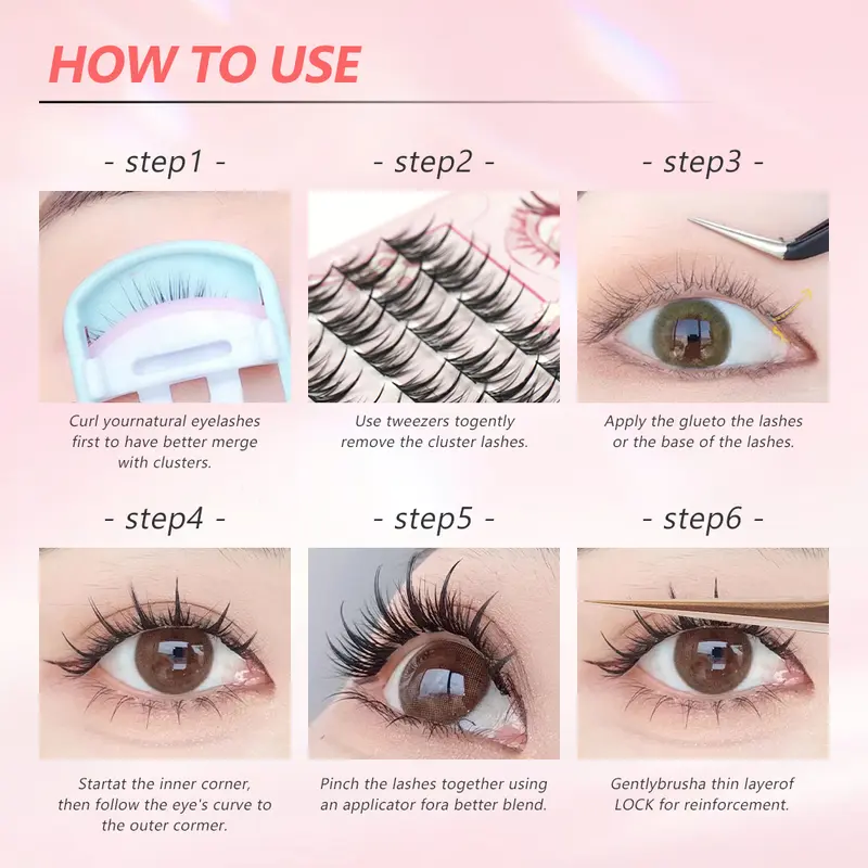 Lông Mi Giả, KILIGMATA, 10 Hàng, Trông Tự Nhiên, Có Ngọn Lúa Mì Dày, 10-13mm, Manga Tự Nhiên, Dung Lượng Lớn, Dễ Sử Dụng, Chất Lượng Cao, Có Thể Tái Sử Dụng, Thích Hợp Cho Mắt, [Giao Hàng Cùng Ngày] 4